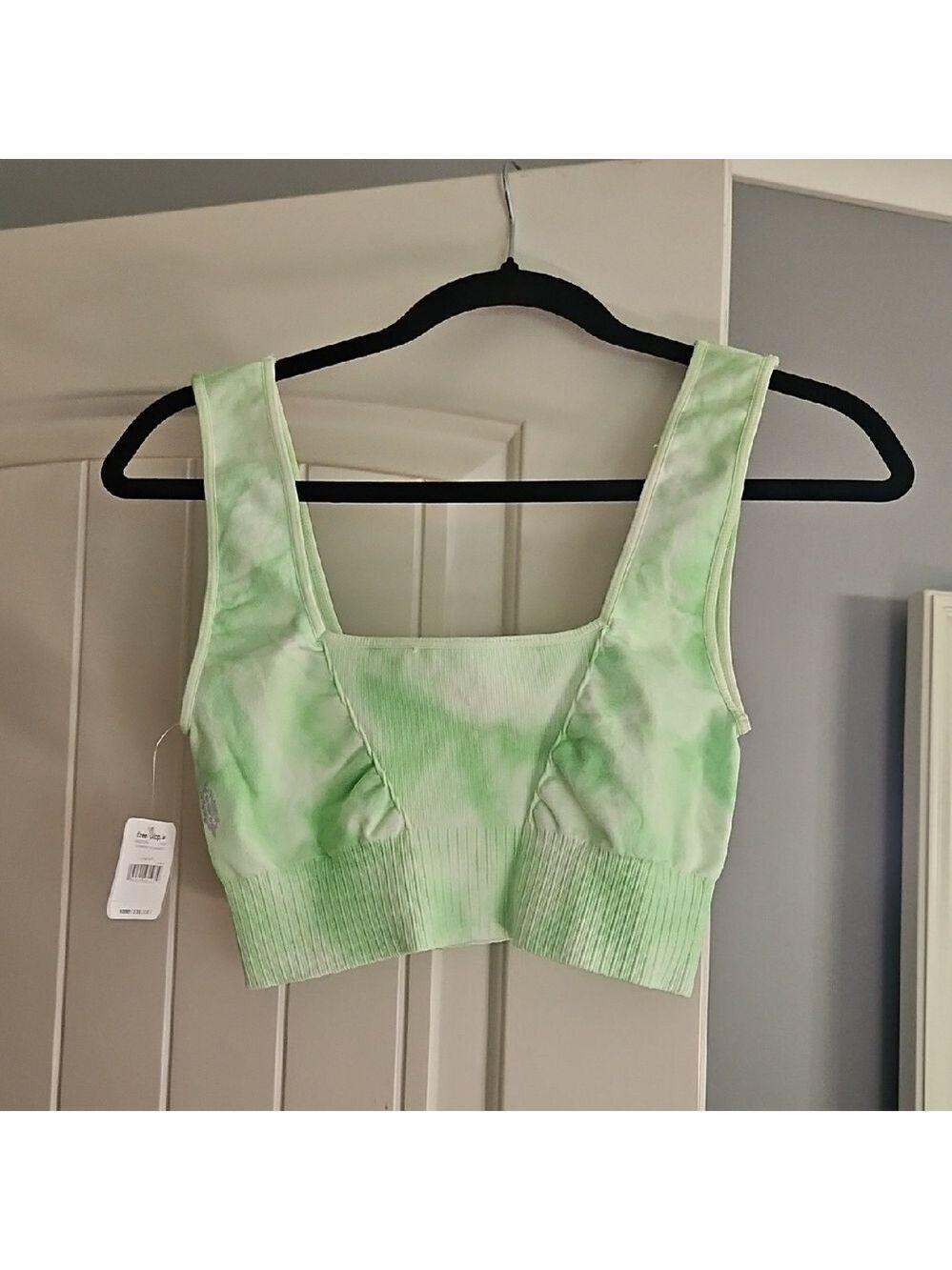 Free People Movement Good Karma Square Neck Bra Size M/L NWT